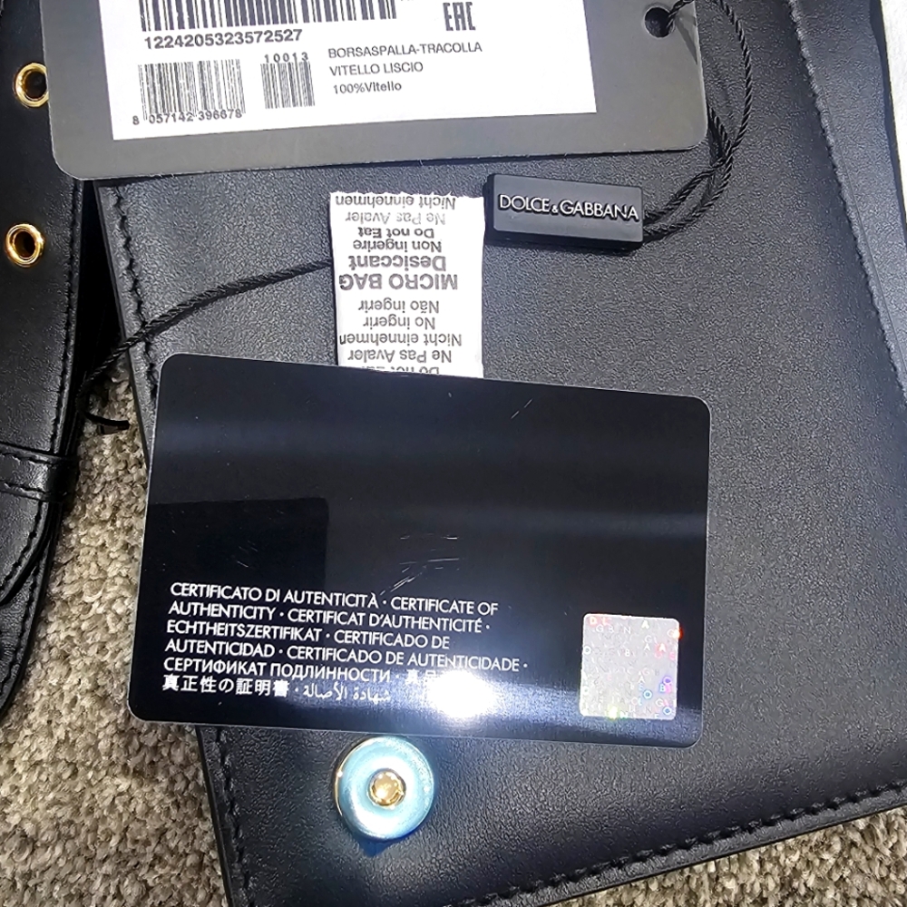 Dolce & Gabbana Black Leather Bag